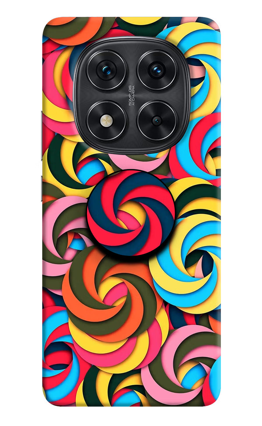 Spiral Pattern Redmi Note 14 Pro 5G Pop Case, Hard case