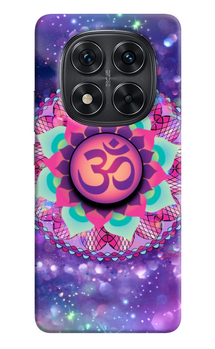 Om Purple Redmi Note 14 Pro 5G Pop Case, Hard case