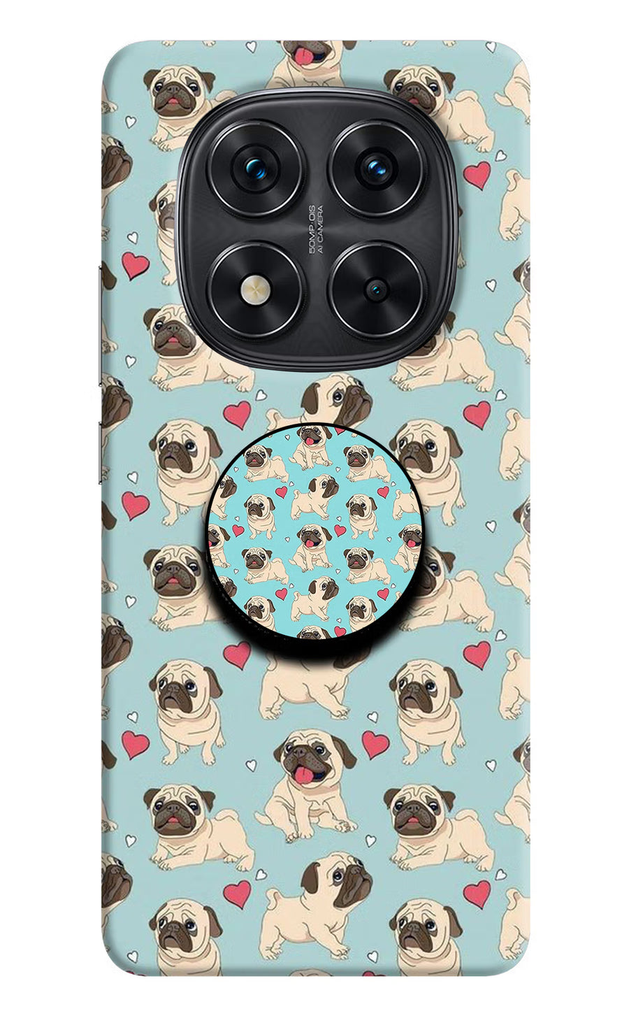 Pug Dog Redmi Note 14 Pro 5G Pop Case, Hard case