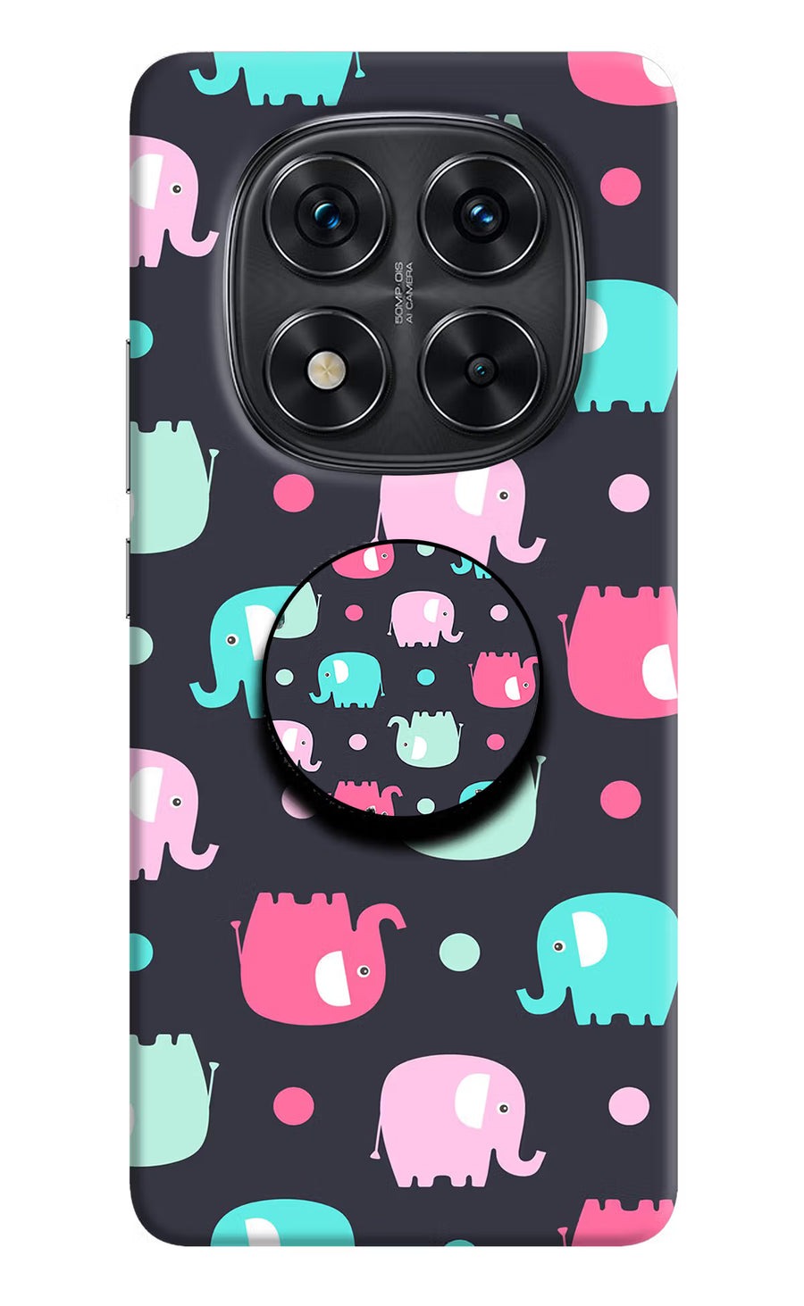 Baby Elephants Redmi Note 14 Pro 5G Pop Case, Hard case