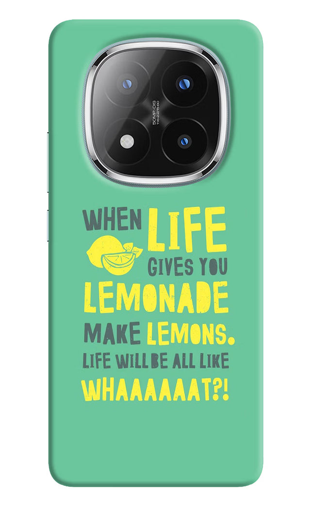 Quote Redmi Note 14 Pro Plus 5G Hard Case Back Cover by Casekaro