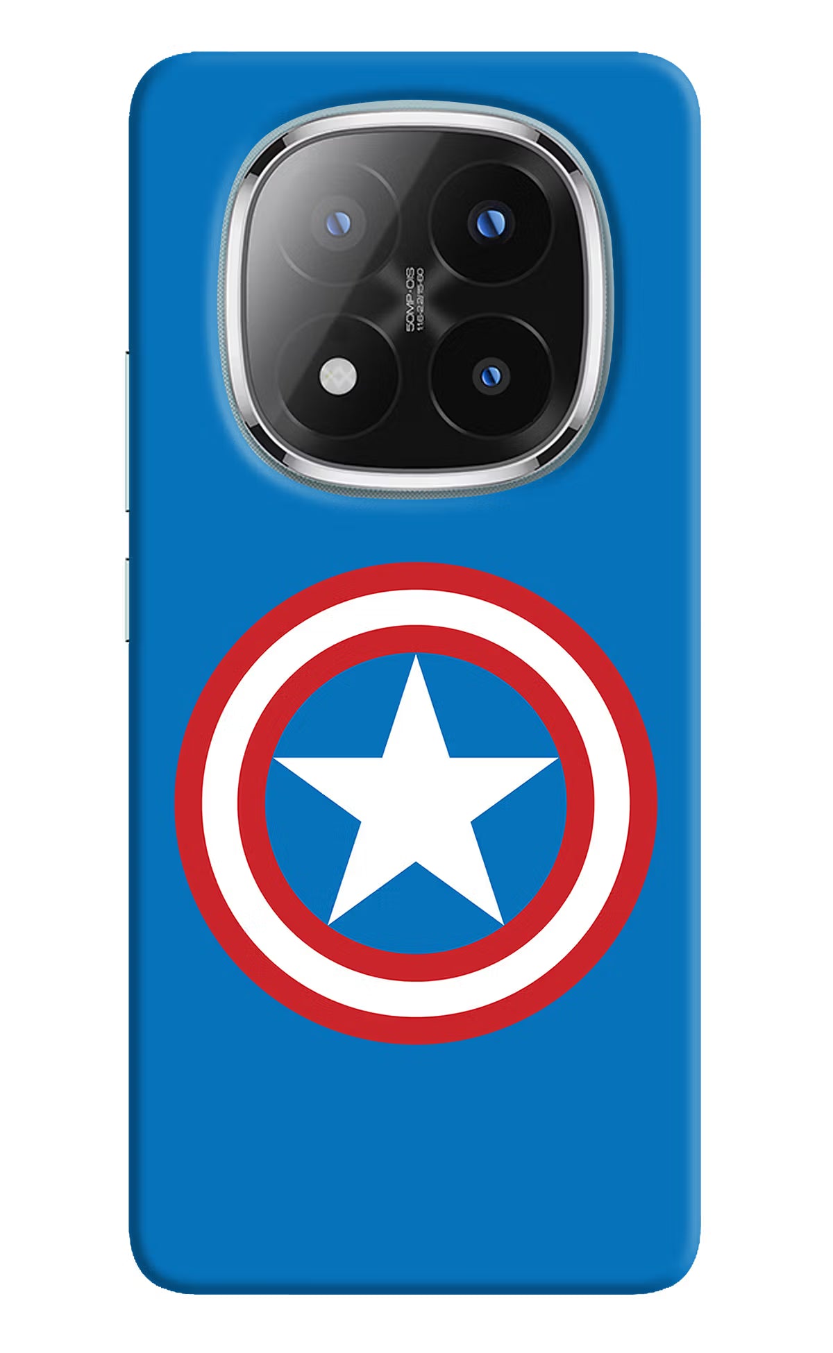 Captain America Logo Redmi Note 14 Pro Plus 5G Back Cover