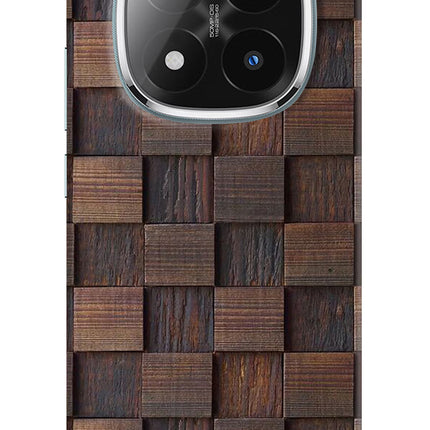 Wooden Cube Design Redmi Note 14 Pro Plus 5G Hard Case Back Cover by Casekaro