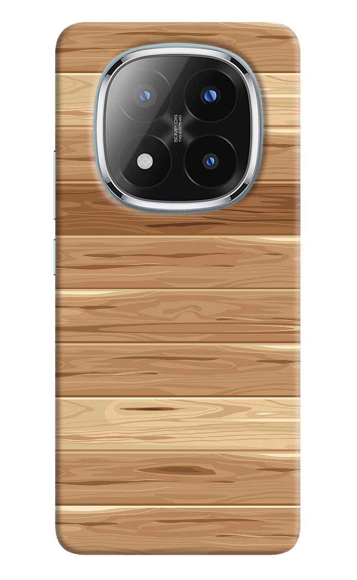 Wooden Vector Redmi Note 14 Pro Plus 5G Back Cover