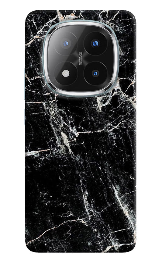 Black Marble Texture Redmi Note 14 Pro Plus 5G Back Cover
