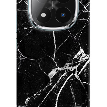 Black Marble Pattern Redmi Note 14 Pro Plus 5G Hard Case Back Cover by Casekaro