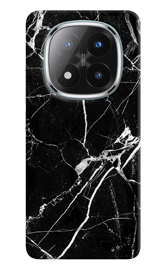 Black Marble Pattern Redmi Note 14 Pro Plus 5G Hard Case Back Cover by Casekaro
