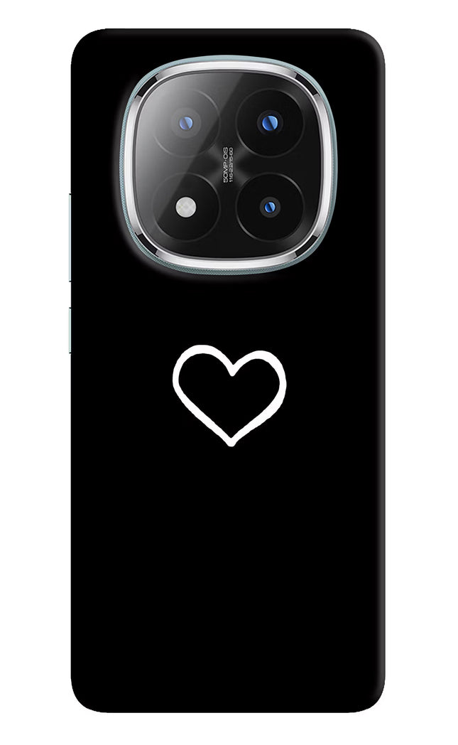 Heart Redmi Note 14 Pro Plus 5G Hard Case Back Cover by Casekaro