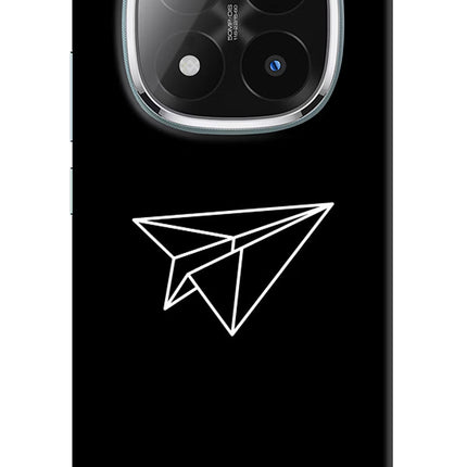 Paper Plane White Redmi Note 14 Pro Plus 5G Hard Case Back Cover by Casekaro