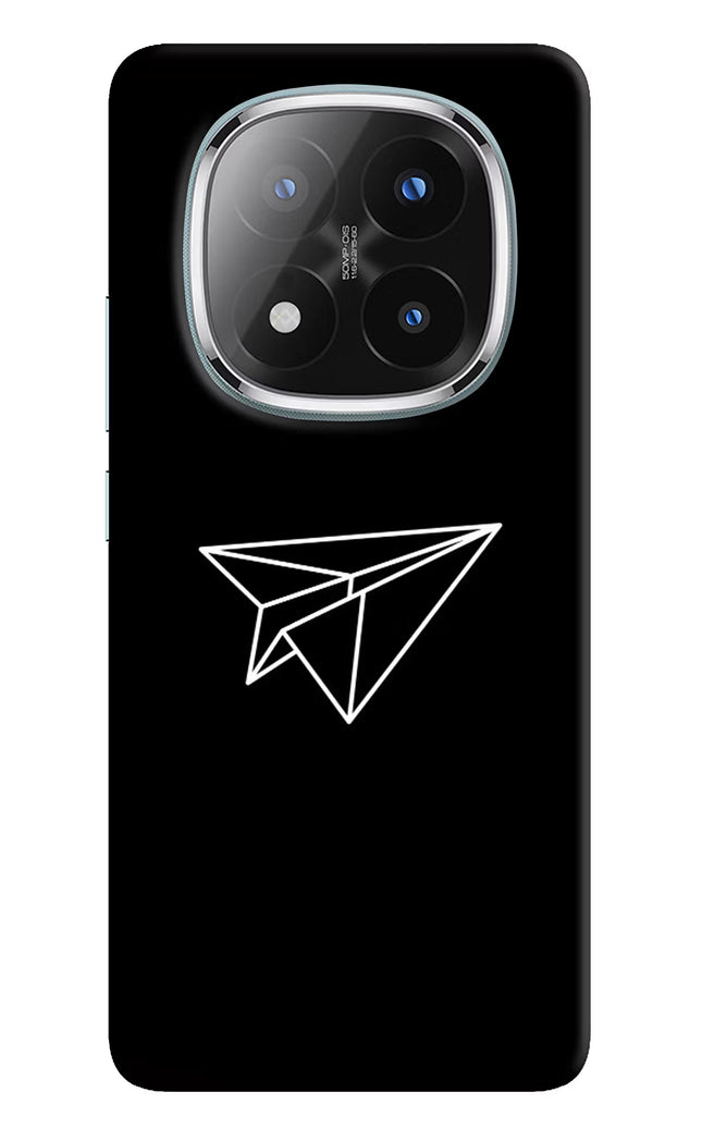 Paper Plane White Redmi Note 14 Pro Plus 5G Hard Case Back Cover by Casekaro