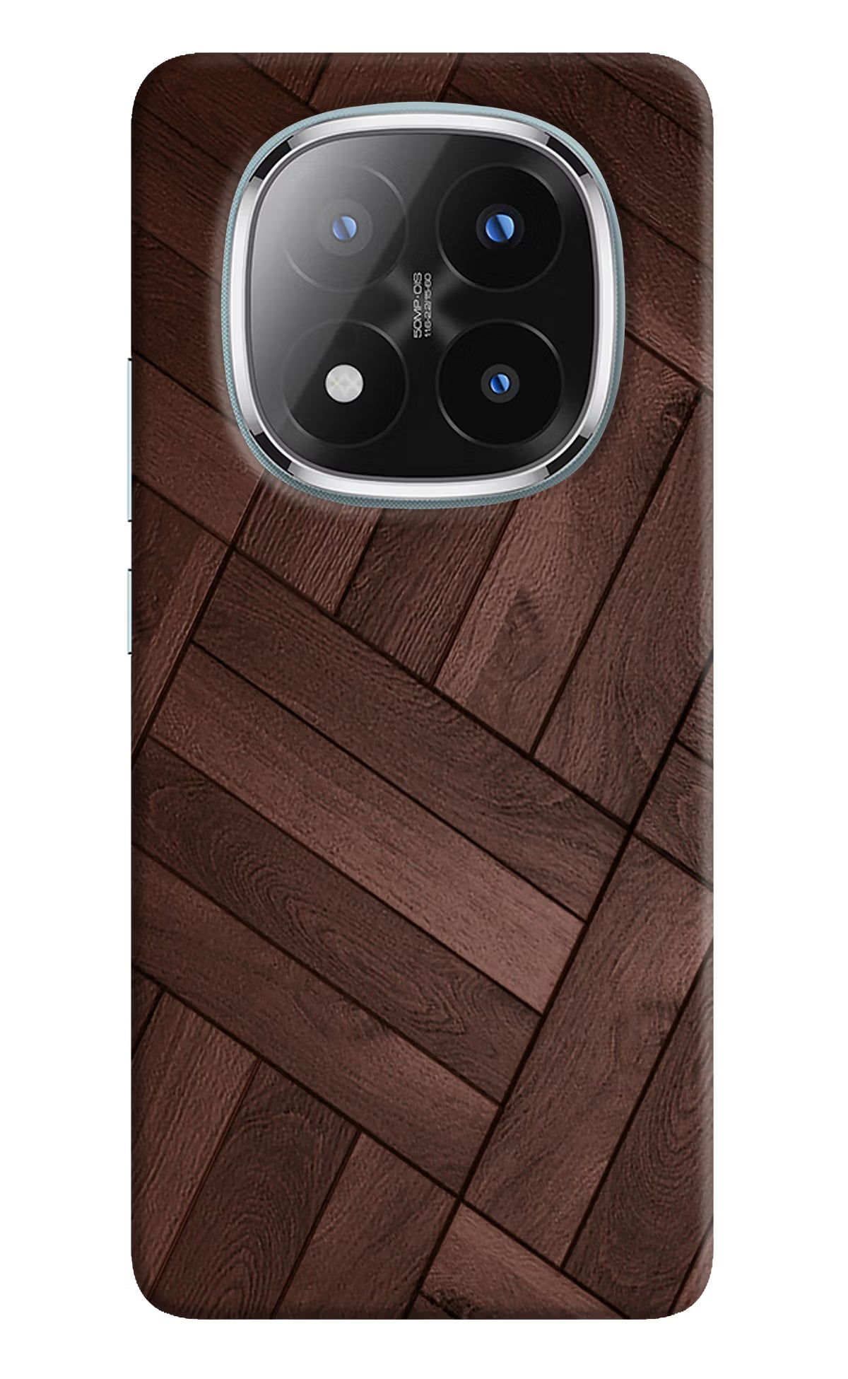 Wooden Texture Design Redmi Note 14 Pro Plus 5G Back Cover