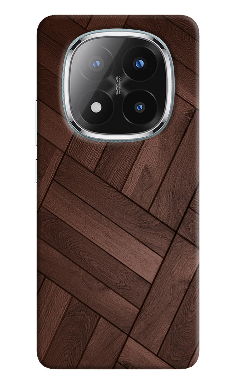 Wooden Texture Design Redmi Note 14 Pro Plus 5G Back Cover, Hard case