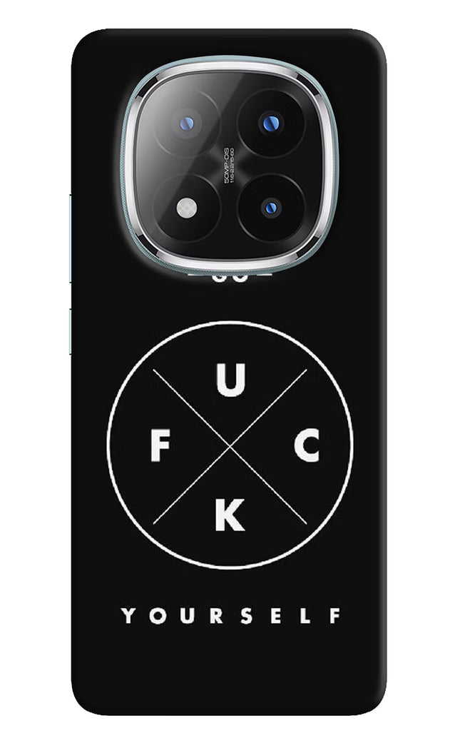 Go Fuck Yourself Redmi Note 14 Pro Plus 5G Hard Case Back Cover by Casekaro
