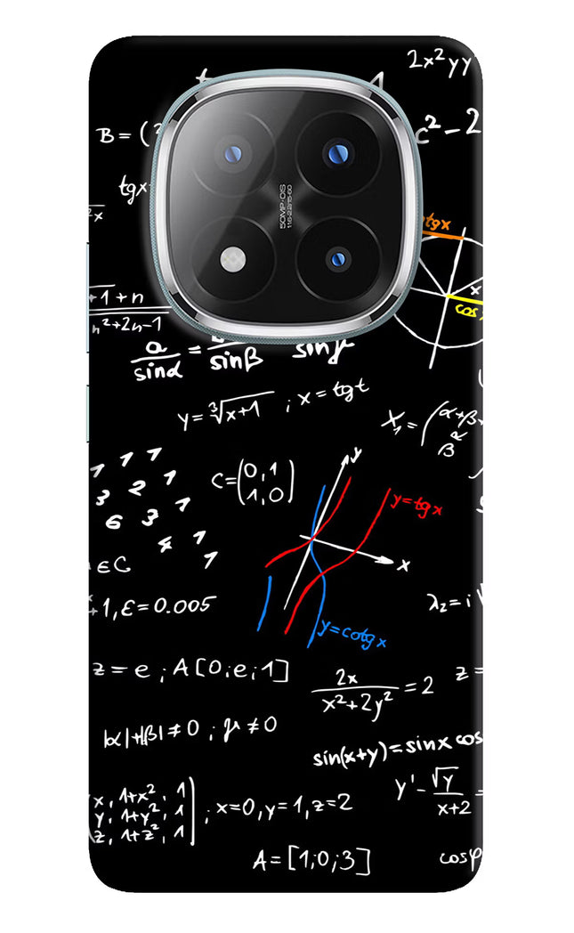 Mathematics Formula Redmi Note 14 Pro Plus 5G Hard Case Back Cover by Casekaro