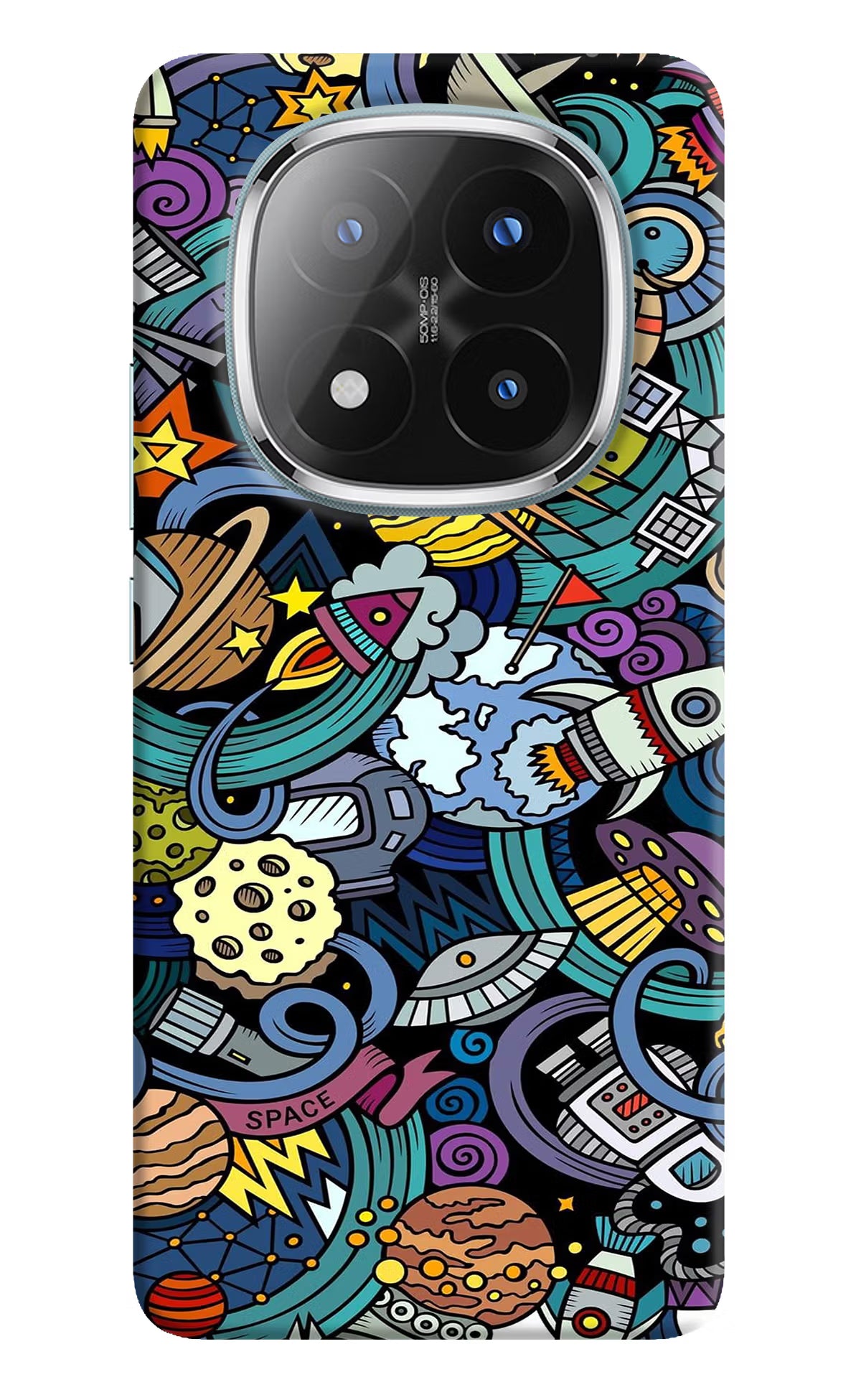 Space Abstract Redmi Note 14 Pro Plus 5G Back Cover