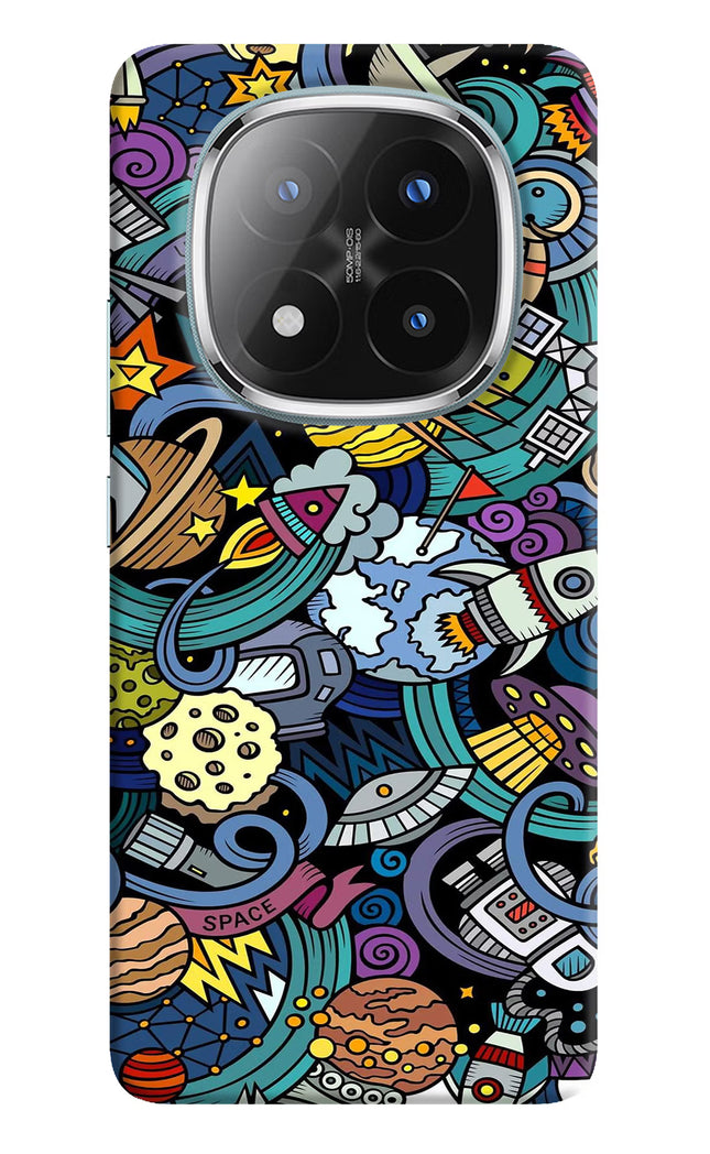 Space Abstract Redmi Note 14 Pro Plus 5G Hard Case Back Cover by Casekaro
