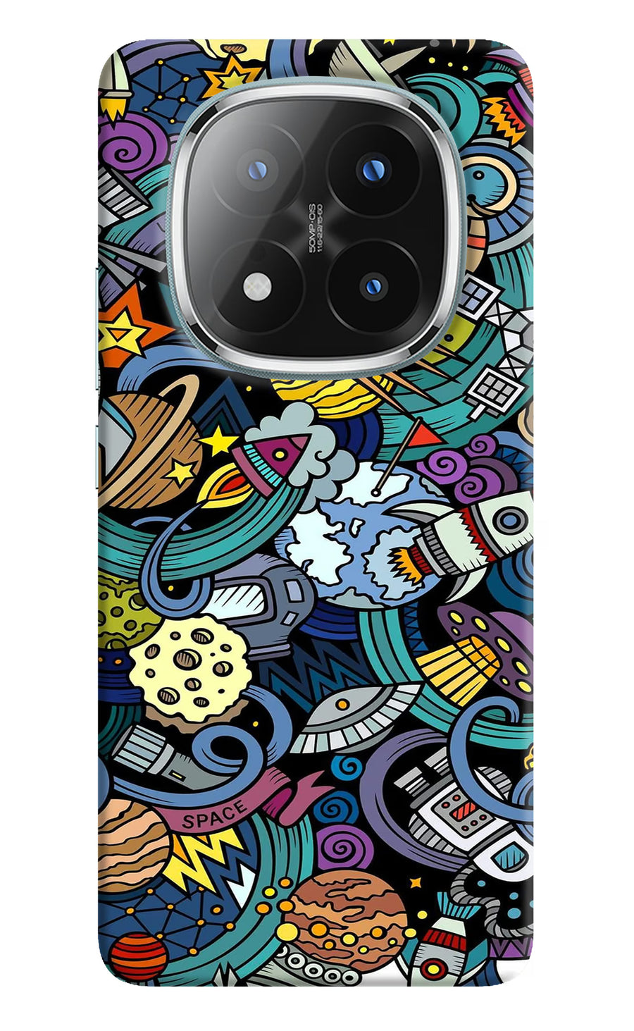 Space Abstract Redmi Note 14 Pro Plus 5G Back Cover, Hard case