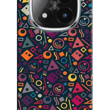 Geometric Abstract Redmi Note 14 Pro Plus 5G Hard Case Back Cover by Casekaro