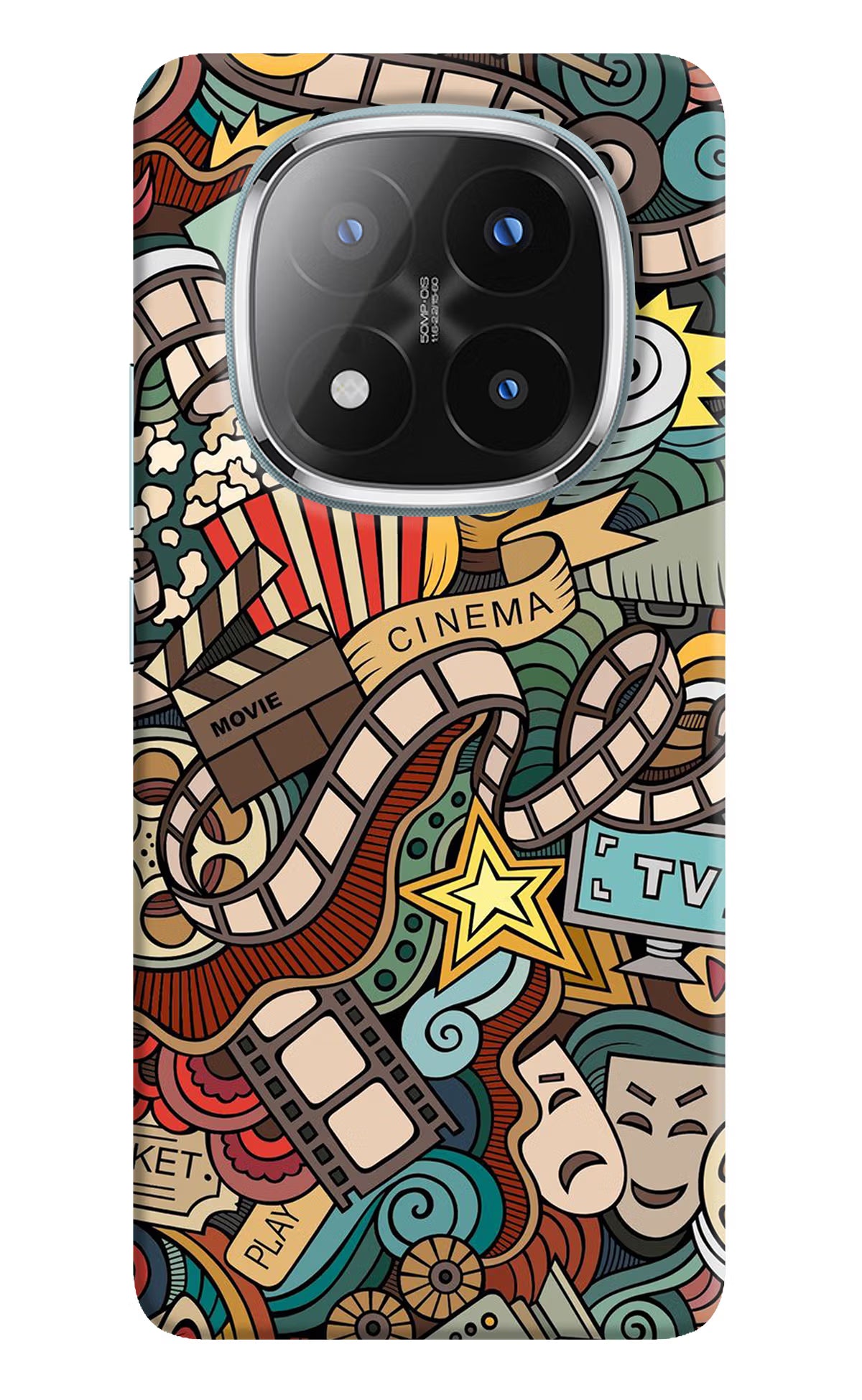 Cinema Abstract Redmi Note 14 Pro Plus 5G Back Cover