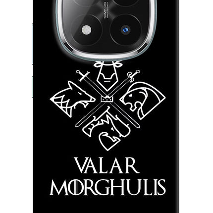 Valar Morghulis | Game Of Thrones Redmi Note 14 Pro Plus 5G Hard Case Back Cover by Casekaro