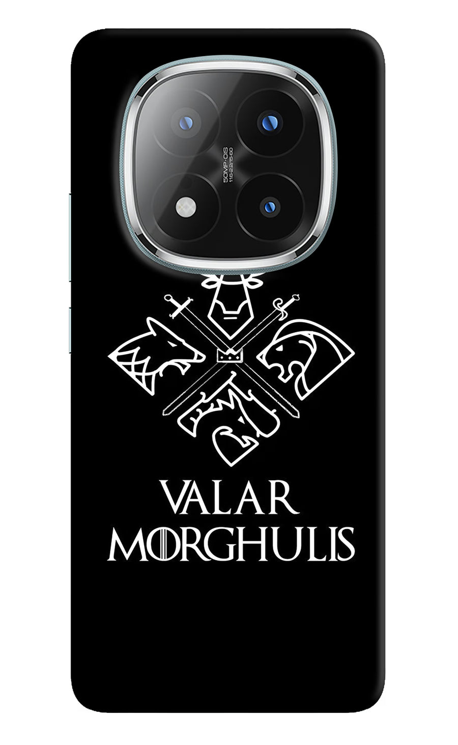 Valar Morghulis | Game Of Thrones Redmi Note 14 Pro Plus 5G Back Cover, Hard case
