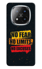 No Fear No Limits No Excuse Redmi Note 14 Pro Plus 5G Hard Case Back Cover by Casekaro