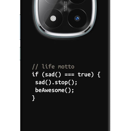 Life Motto Code Redmi Note 14 Pro Plus 5G Hard Case Back Cover by Casekaro