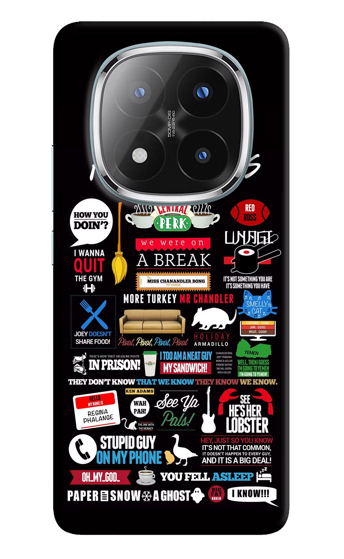 FRIENDS Redmi Note 14 Pro Plus 5G Back Cover