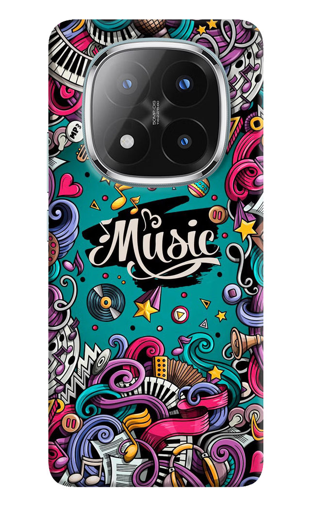 Music Graffiti Redmi Note 14 Pro Plus 5G Hard Case Back Cover by Casekaro