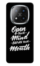 Open Your Mind Before Your Mouth Redmi Note 14 Pro Plus 5G Hard Case Back Cover by Casekaro