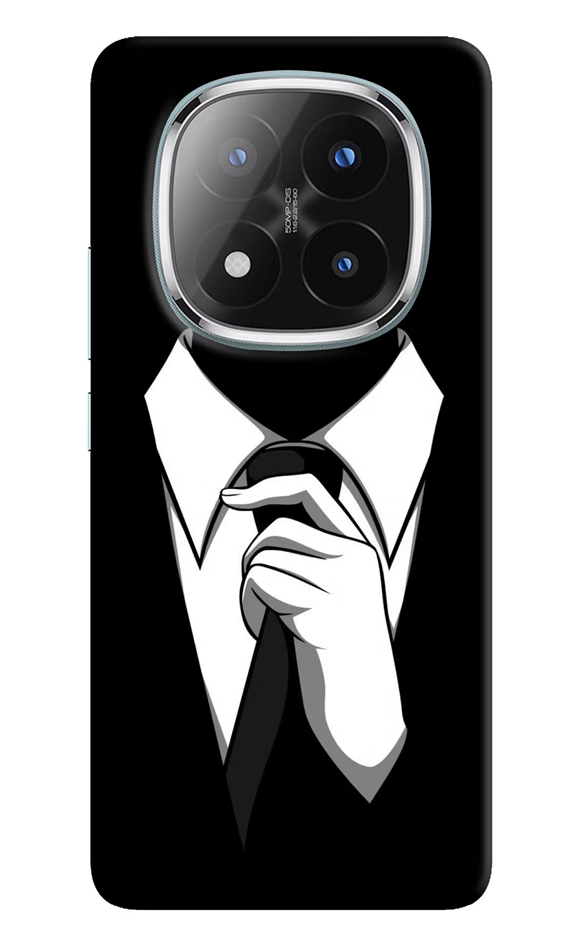 Black Tie Redmi Note 14 Pro Plus 5G Back Cover