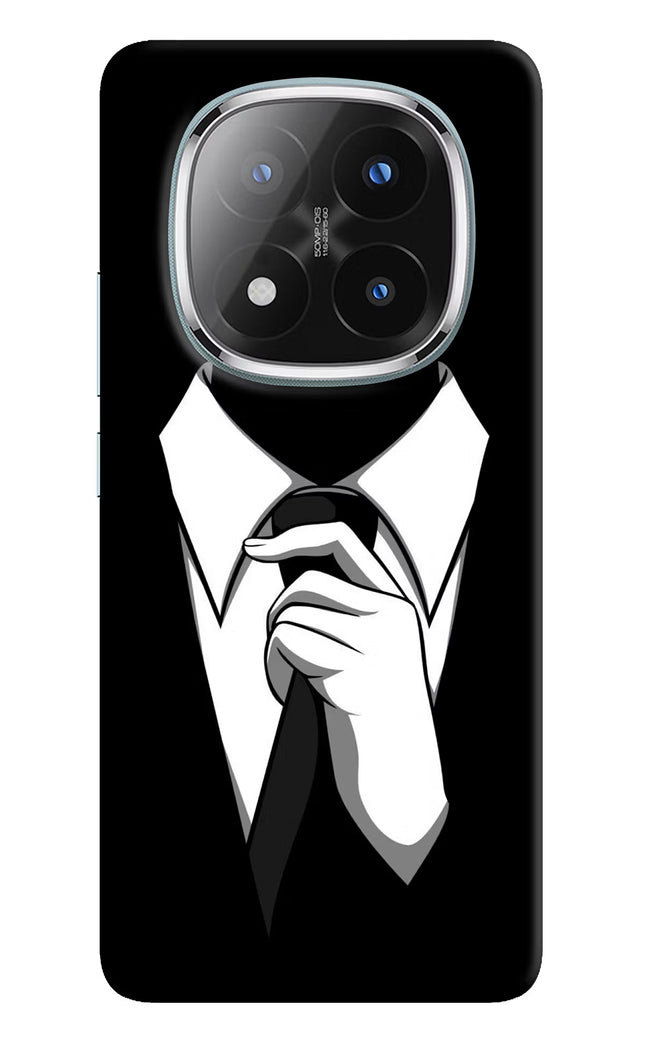 Black Tie Redmi Note 14 Pro Plus 5G Hard Case Back Cover by Casekaro