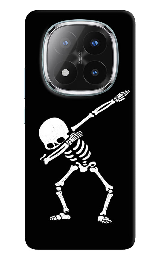 Dabbing Skeleton Art Redmi Note 14 Pro Plus 5G Back Cover