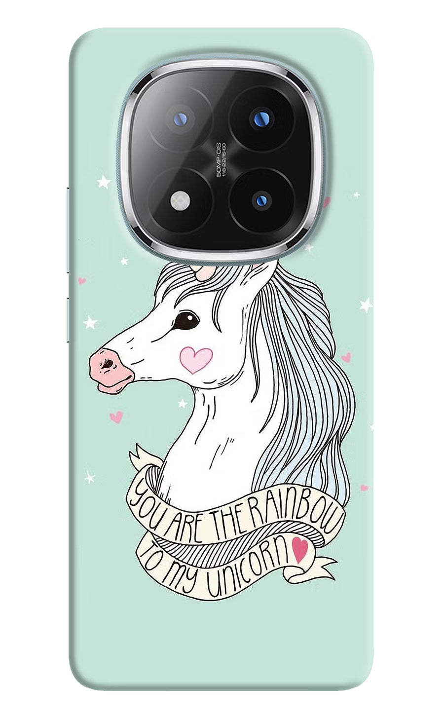 Unicorn Wallpaper Redmi Note 14 Pro Plus 5G Back Cover, Hard case