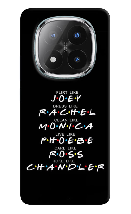 FRIENDS Character Redmi Note 14 Pro Plus 5G Back Cover