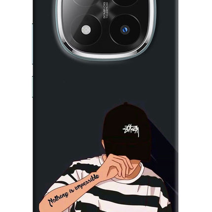 Aesthetic Boy Redmi Note 14 Pro Plus 5G Hard Case Back Cover by Casekaro