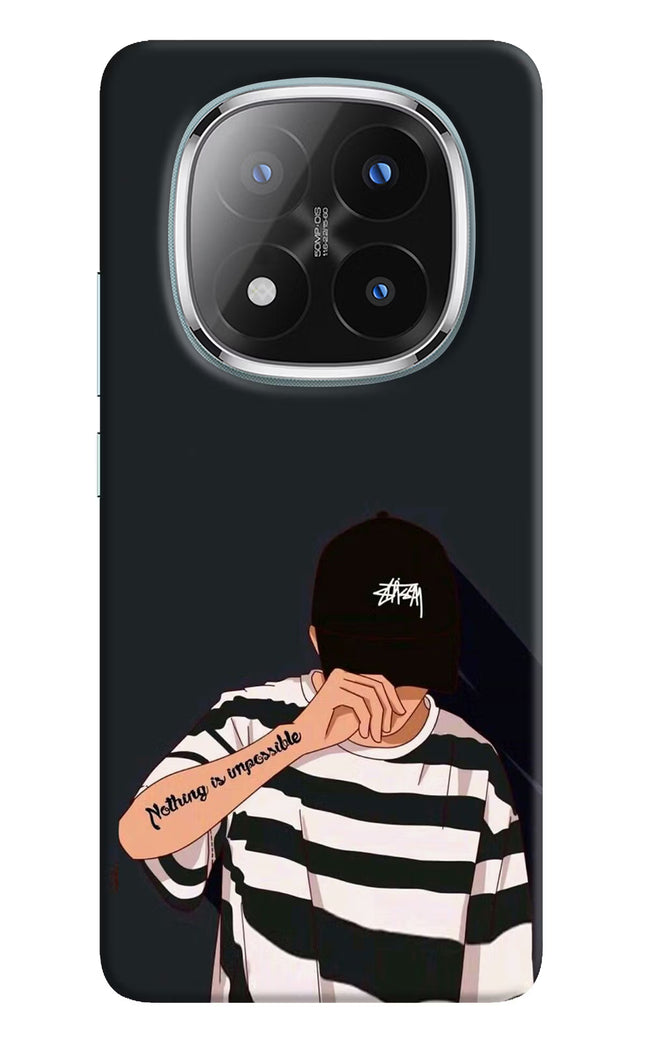 Aesthetic Boy Redmi Note 14 Pro Plus 5G Hard Case Back Cover by Casekaro