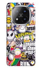 Sticker Bomb Redmi Note 14 Pro Plus 5G Hard Case Back Cover by Casekaro