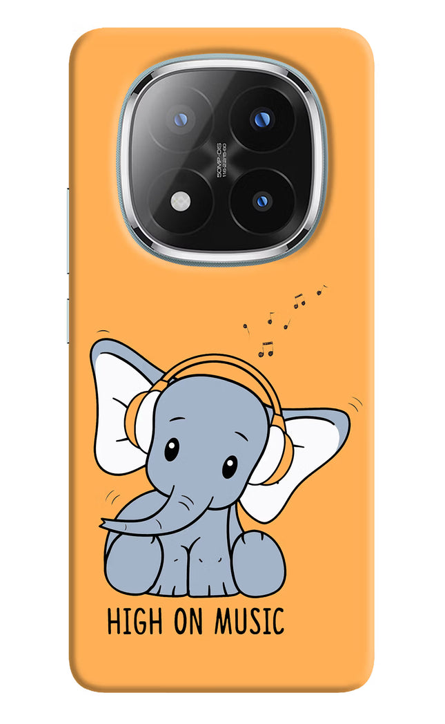 High On Music Redmi Note 14 Pro Plus 5G Hard Case Back Cover by Casekaro