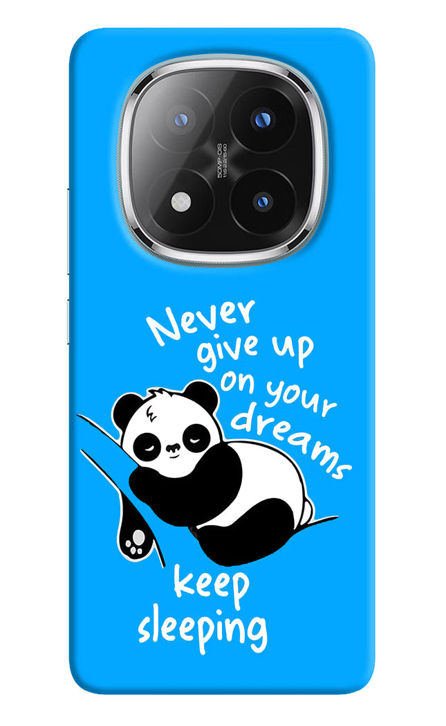 Keep Sleeping Redmi Note 14 Pro Plus 5G Hard Case Back Cover by Casekaro