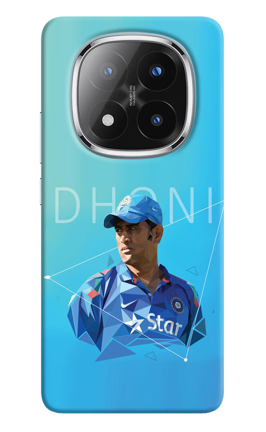 Dhoni Artwork Redmi Note 14 Pro Plus 5G Back Cover