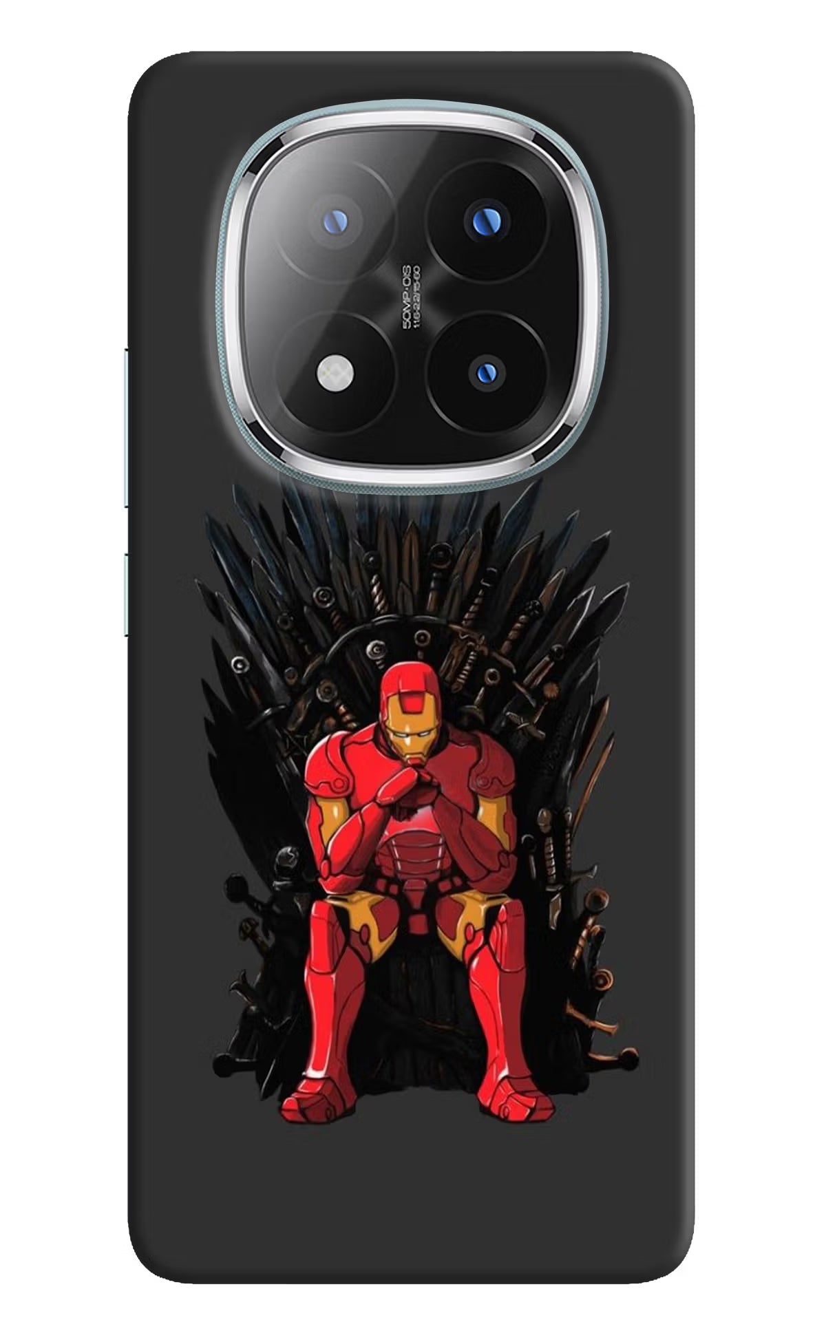 Ironman Throne Redmi Note 14 Pro Plus 5G Hard Case Back Cover by Casekaro