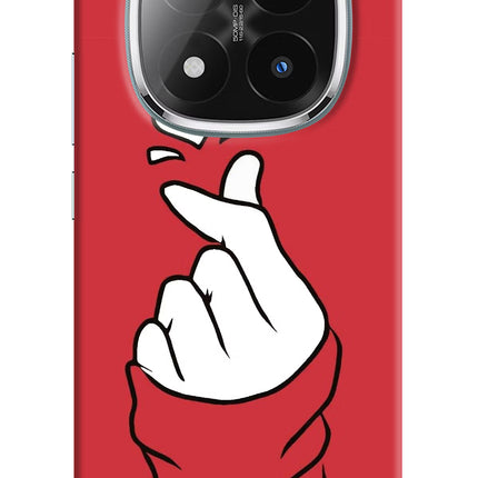 Korean Love Sign Redmi Note 14 Pro Plus 5G Hard Case Back Cover by Casekaro