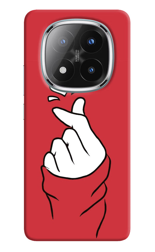 Korean Love Sign Redmi Note 14 Pro Plus 5G Back Cover