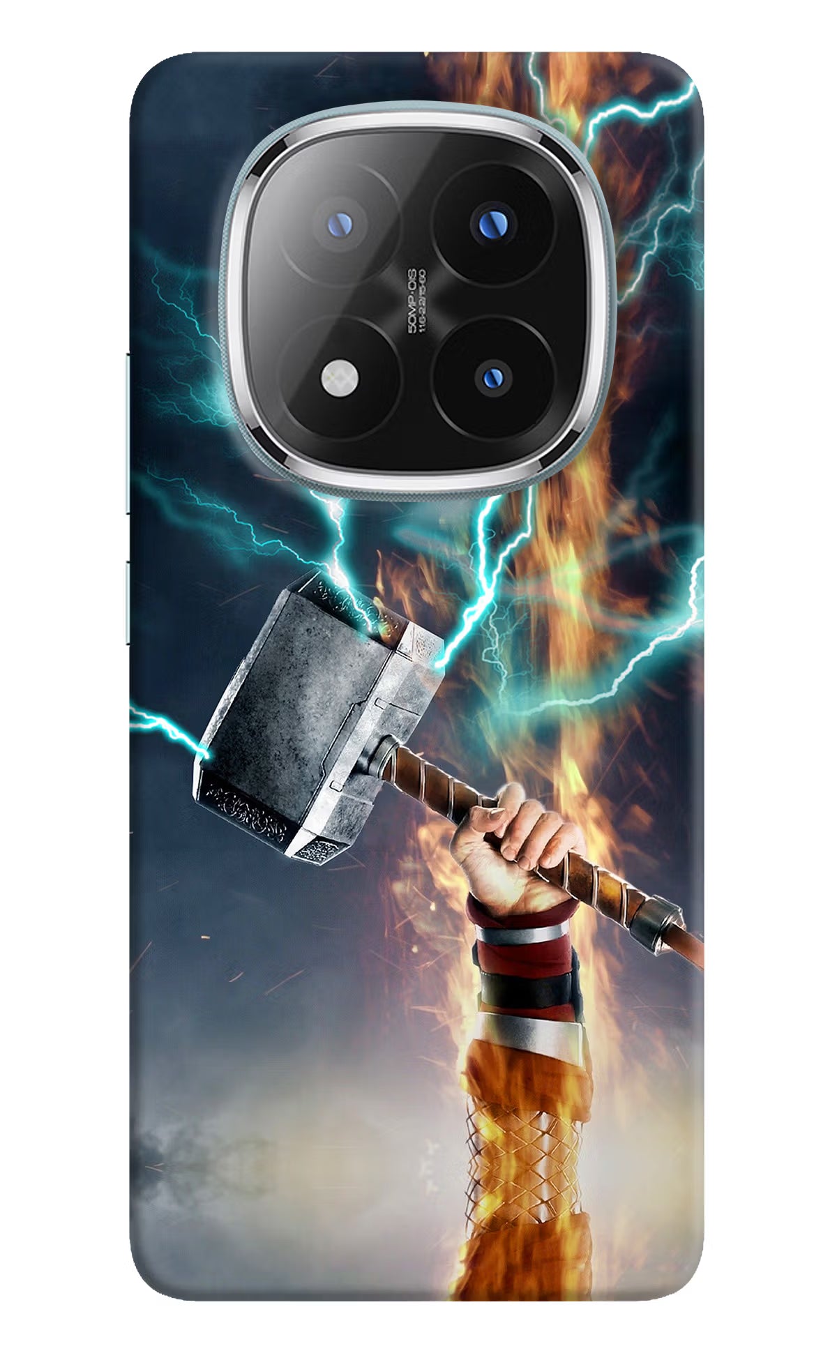 Thor Hammer Mjolnir Redmi Note 14 Pro Plus 5G Back Cover