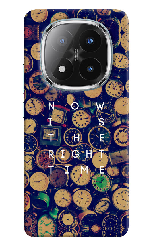Now is the Right Time Quote Redmi Note 14 Pro Plus 5G Back Cover
