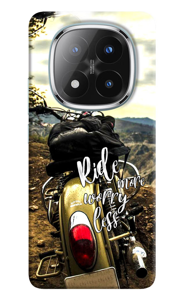Ride More Worry Less Redmi Note 14 Pro Plus 5G Hard Case Back Cover by Casekaro