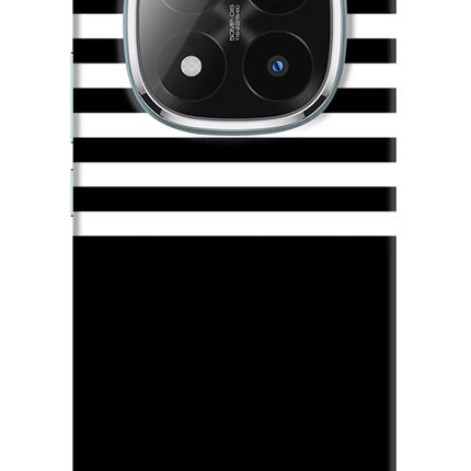 Black and White Print Redmi Note 14 Pro Plus 5G Hard Case Back Cover by Casekaro