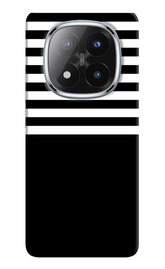 Black and White Print Redmi Note 14 Pro Plus 5G Back Cover
