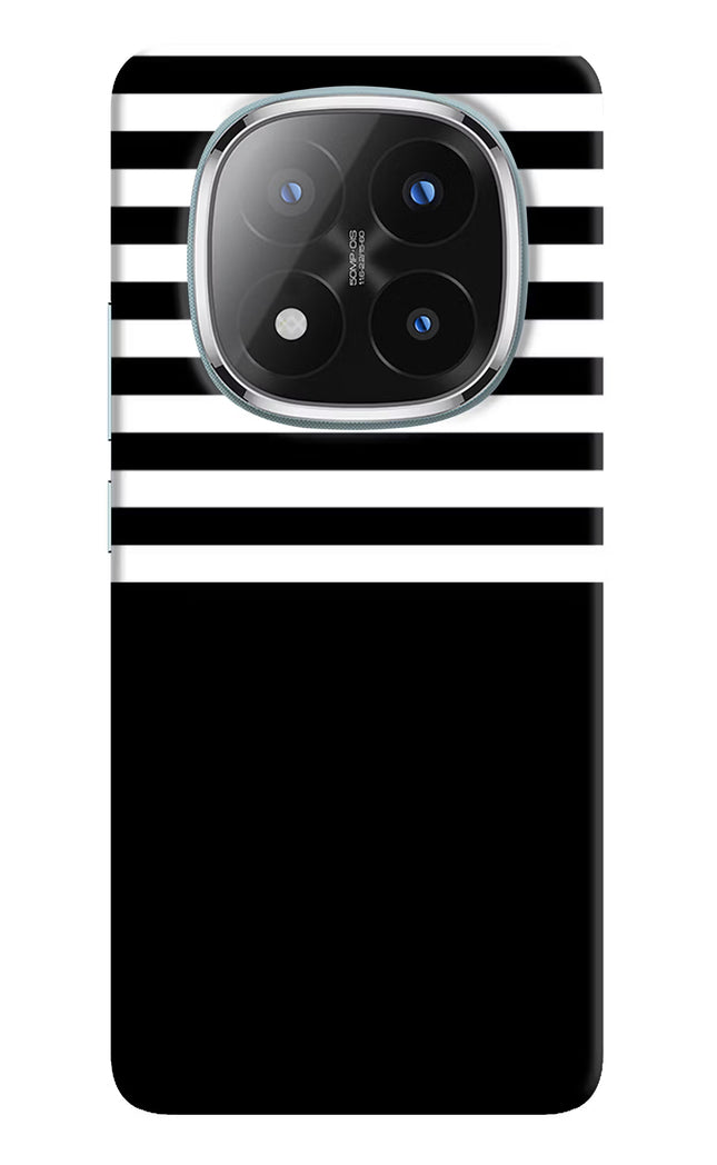 Black and White Print Redmi Note 14 Pro Plus 5G Hard Case Back Cover by Casekaro